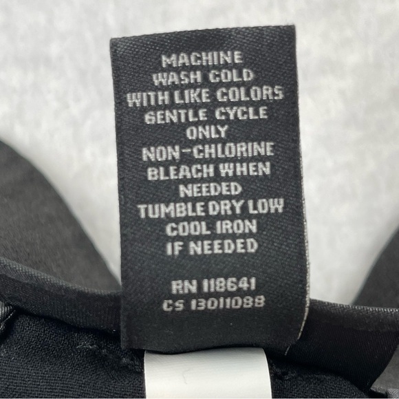 Lane Bryant Pants Womens 16 Black Flat Front High‎ Rise Straight Leg Pockets - Picture 11 of 11